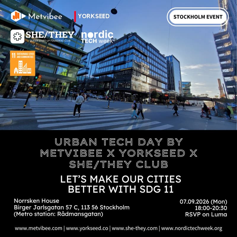 Cover Image for Urban Tech Day by Metvibee x Yorkseed x SHE/THEY Club
