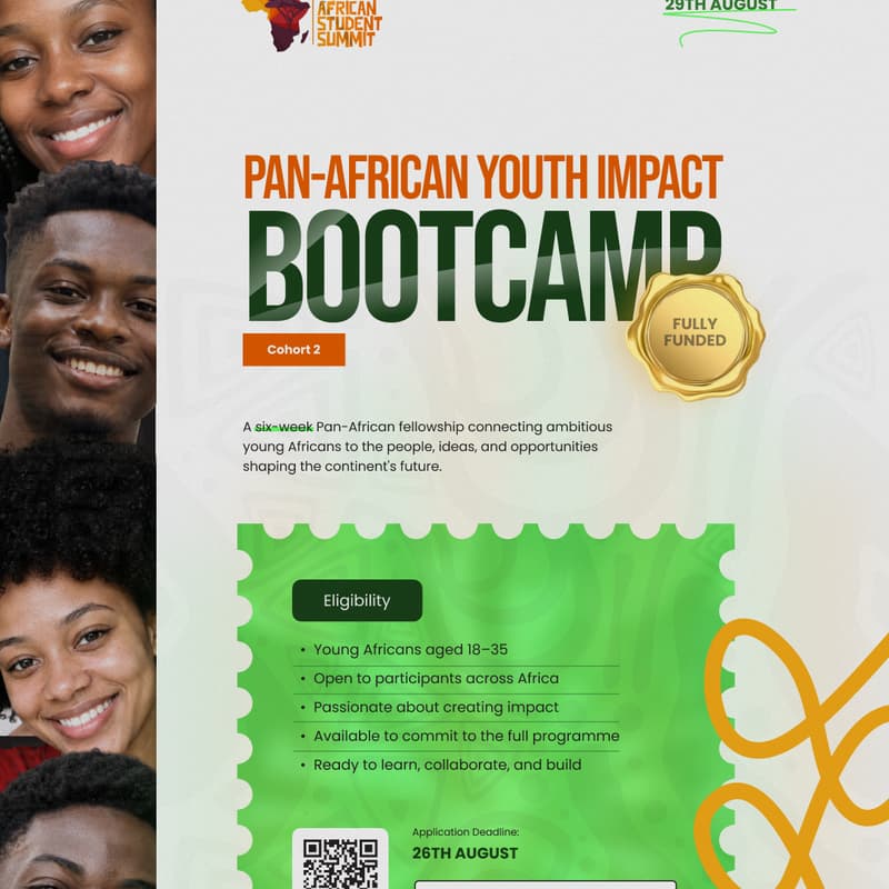 Cover Image for THE PAN-AFRICAN YOUTH IMPACT BOOTCAMP COHORT 2.0