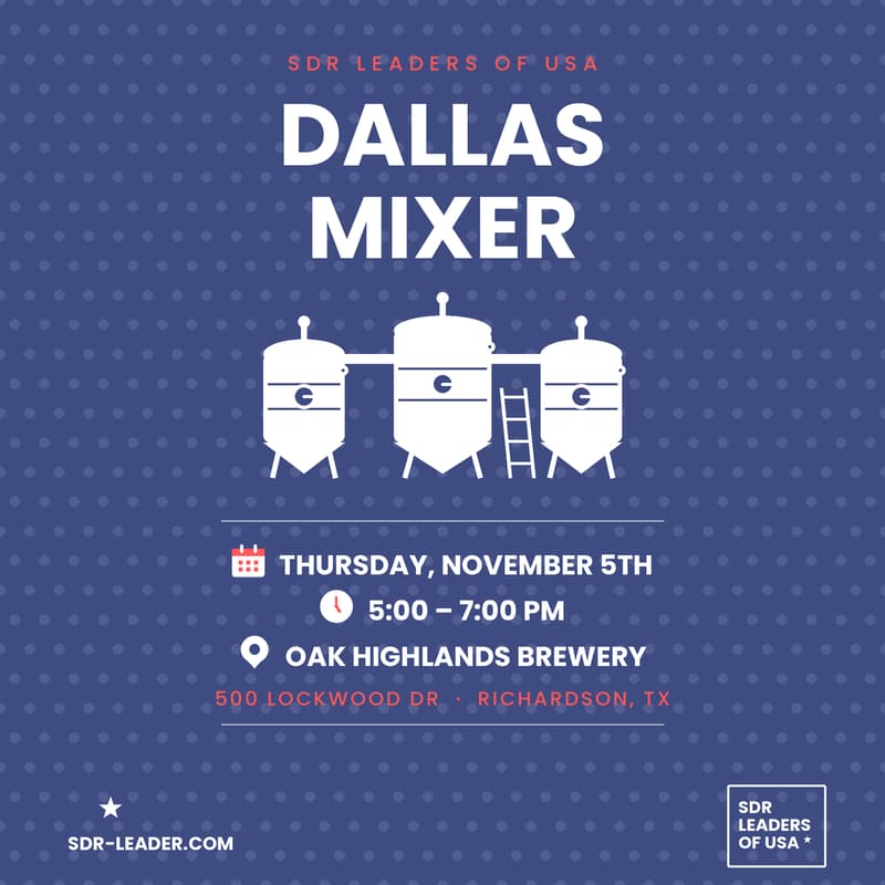 Cover Image for SDR Leaders of USA: Dallas Mixer