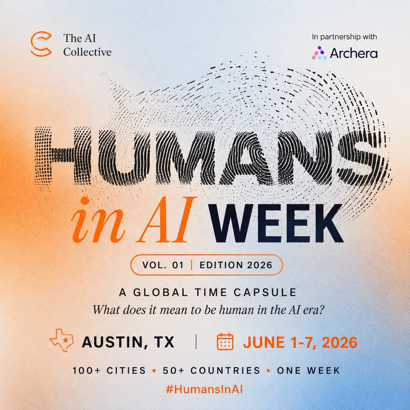 Cover Image for Humans in AI Week Networking + Happy Hour | AI Collective x Archera