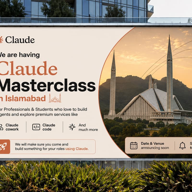 Cover Image for Claude Masterclass & AI meetup