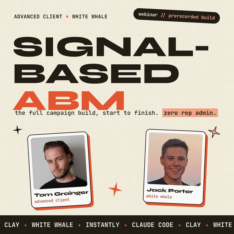 Cover Image for Watch Us Build a Signal-Based ABM Campaign From Scratch