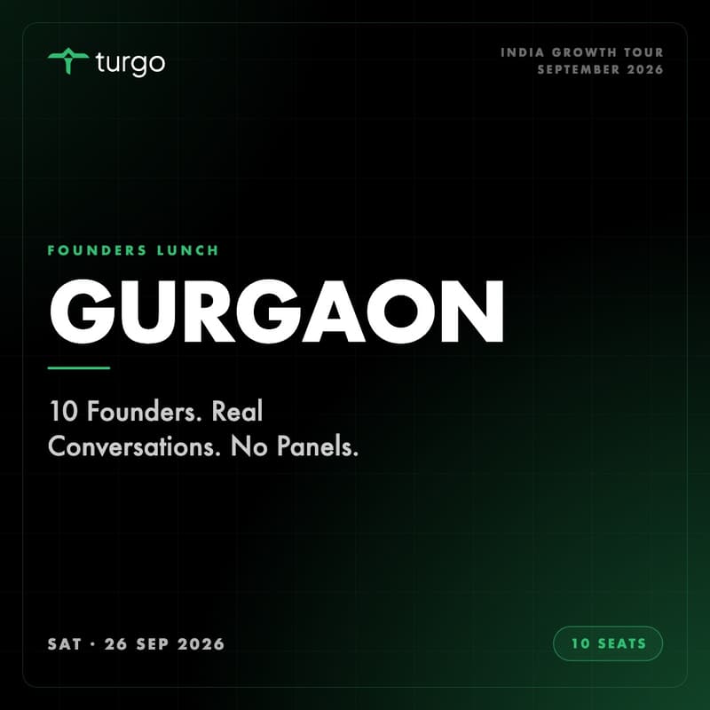 Cover Image for Turgo Founders Lunch — Gurgaon