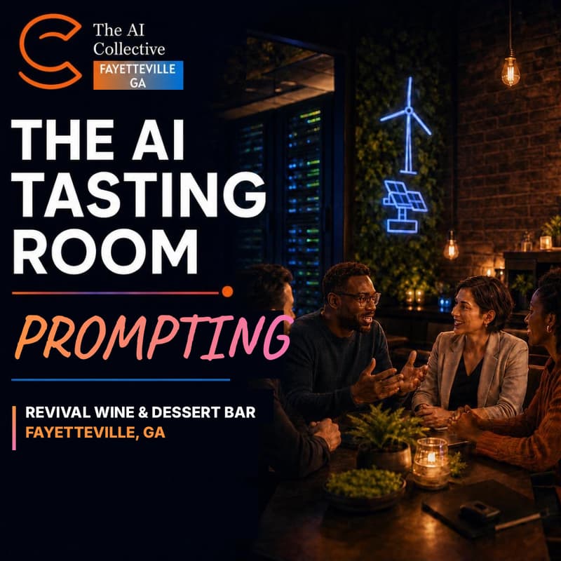 Cover Image for AI Tasting Room (w/ The AI Collective Fayetteville)