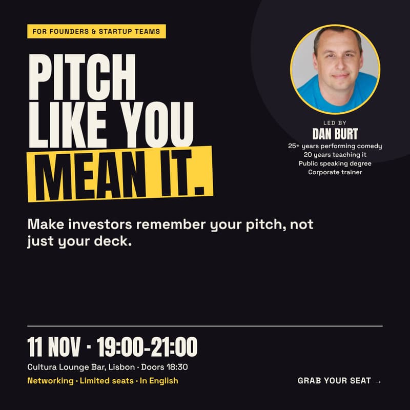 Cover Image for Pitch Like You Mean It: Comedy Techniques for Founders