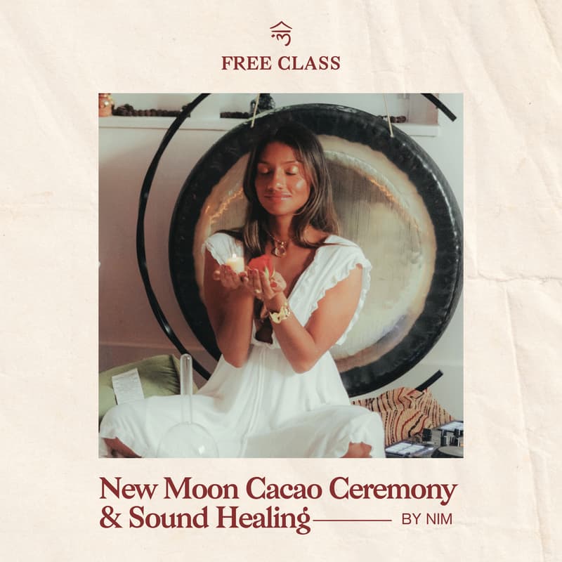 Cover Image for New Moon Cacao Ceremony & Sound Healing