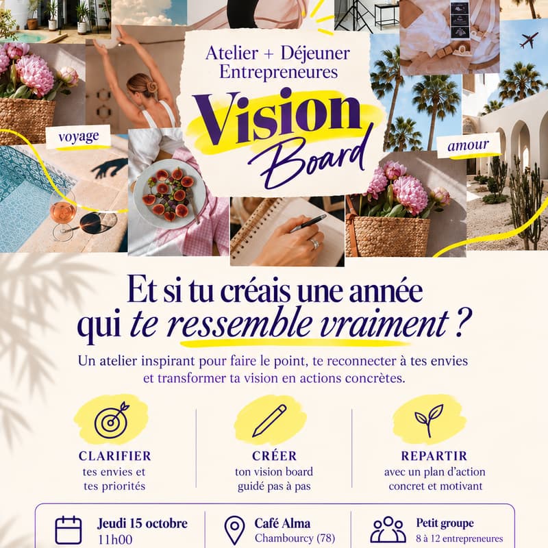 Cover Image for Vision board et déjeuner entrepreneures