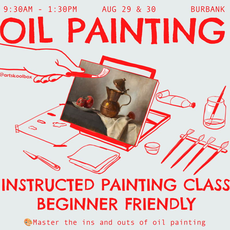 Cover Image for Oil Painting 2 Day Series - Still Life 8/29 & 8/30