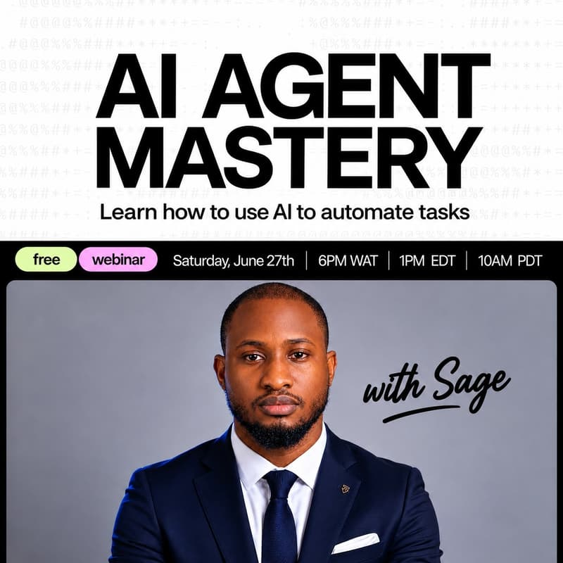 Cover Image for AI AGENT MASTERY