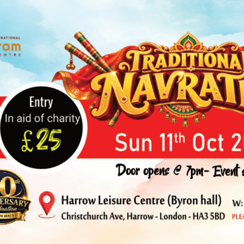 Cover Image for Day 2 - Sunday - 11th Oct - Navratri Festival 2026