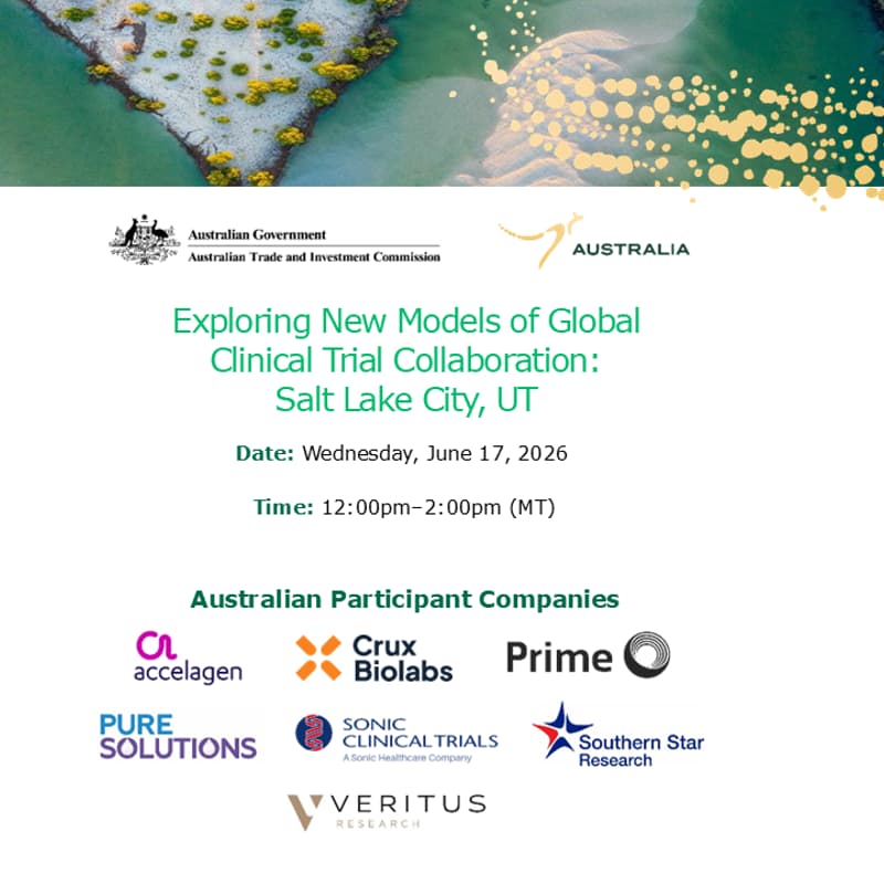 Cover Image for Australia: Exploring New Models of Global Clinical Trial Collaboration - Salt Lake City, UT