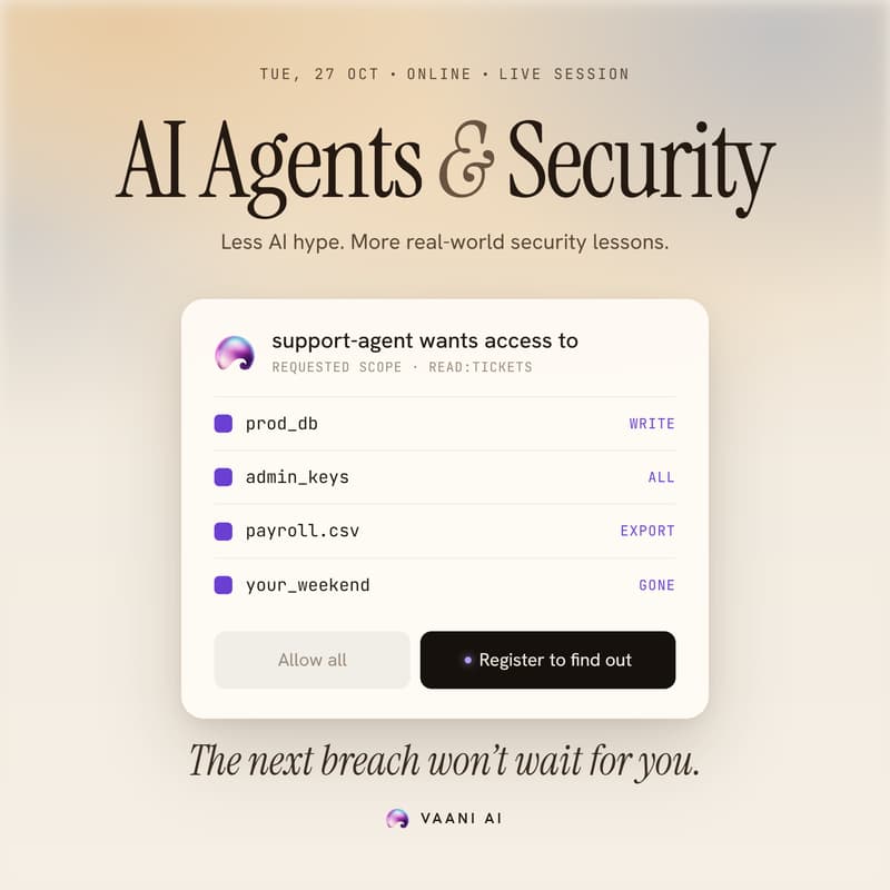 Security Event Reporting AI Agents & Security · Luma