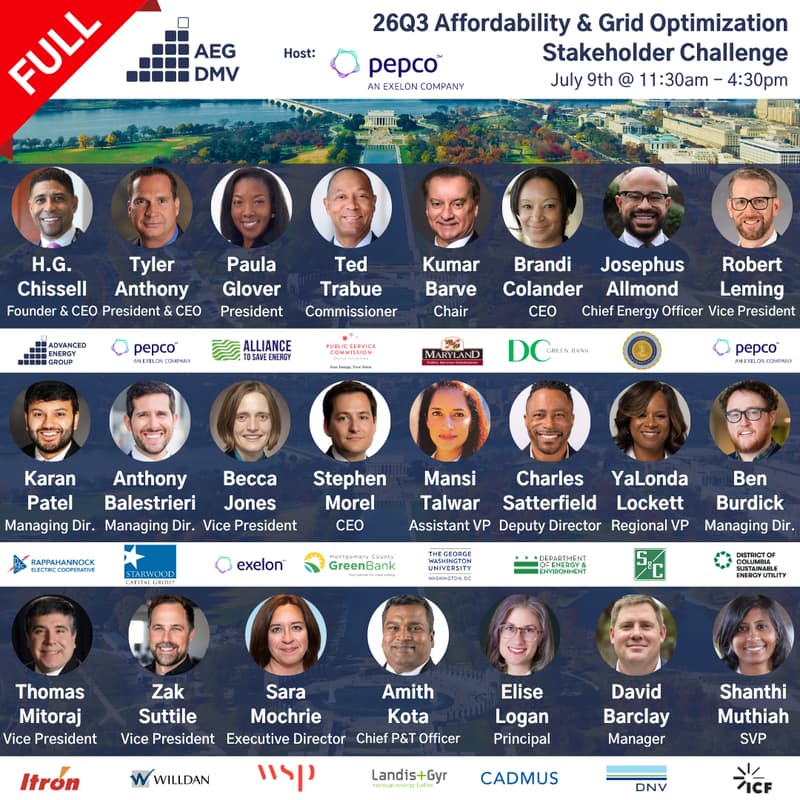Cover Image for AEG DMV 26Q3 Stakeholder Challenge: Affordability & Grid Optimization