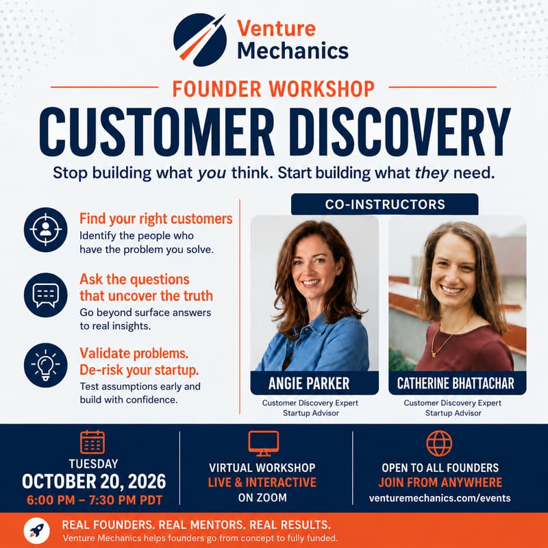 Cover Image for Founder Workshop: Customer Discovery