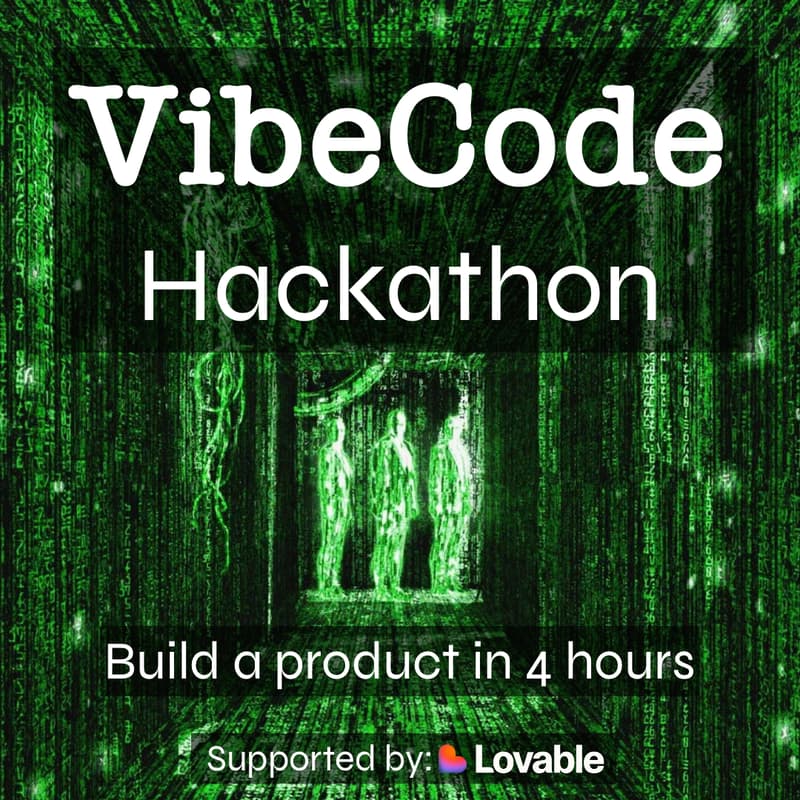 Cover Image for Frontiers: VibeCode Hackathon (In Person)