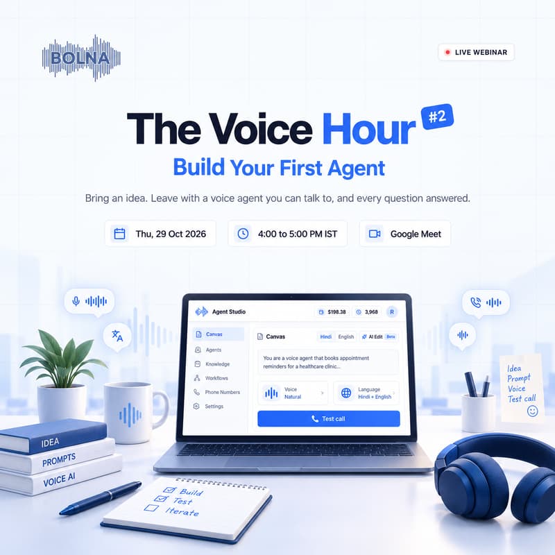 Cover Image for The Voice Hour: Build Your First Agent