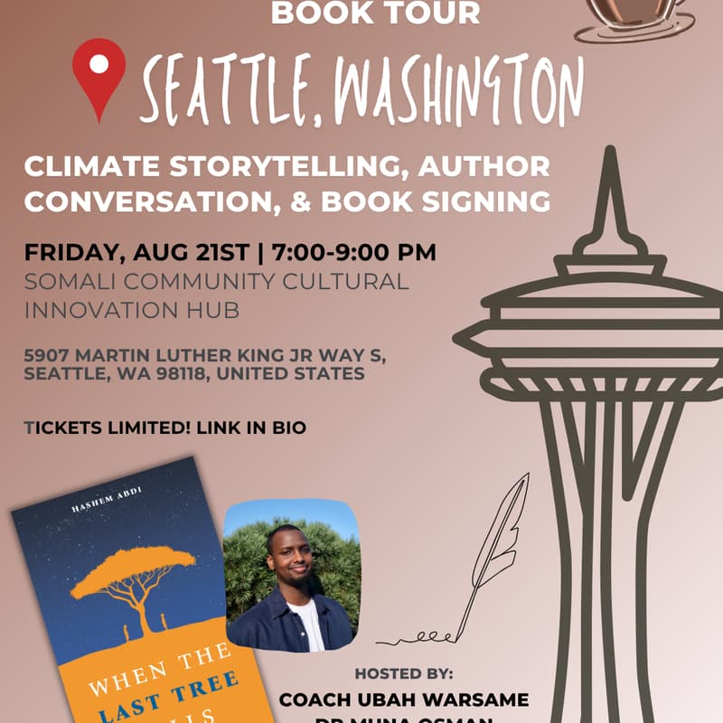Cover Image for SEATTLE BOOK EVENT: WHEN THE LAST TREE FALLS BY HASHEM ABDI
