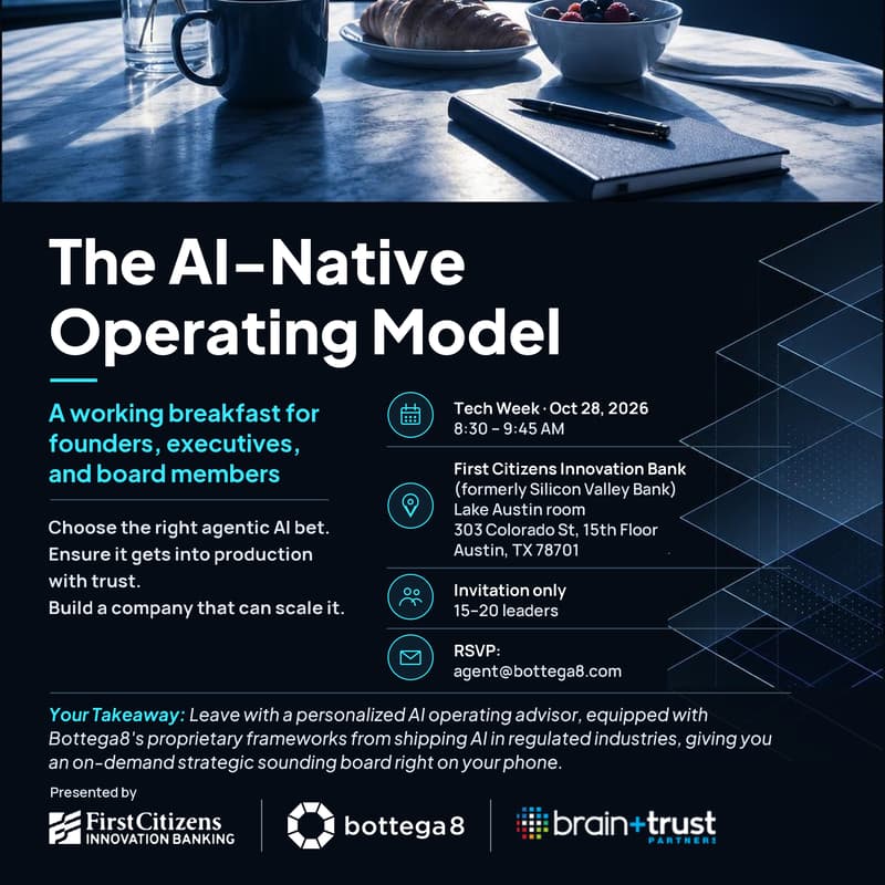 Cover Image for The AI-Native Operating Model: A Working Breakfast