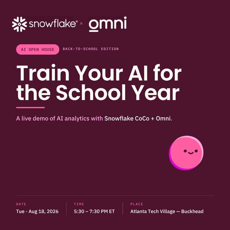 Cover Image for AI Open House with Snowflake & Omni