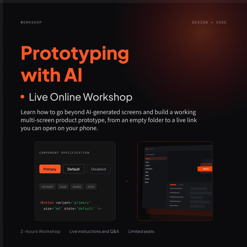 Cover Image for Workshop #1: Prototyping with AI