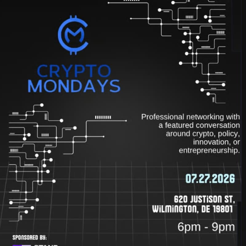 Cover Image for CryptoMondays Delaware - July 2026