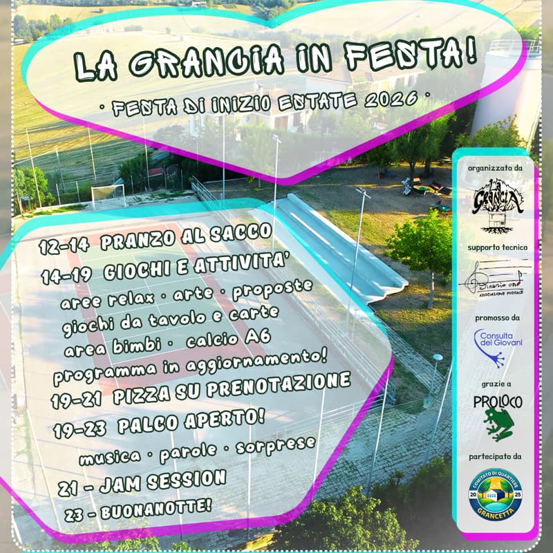Cover Image for La Grancia in Festa! Festa di inizio estate 2026