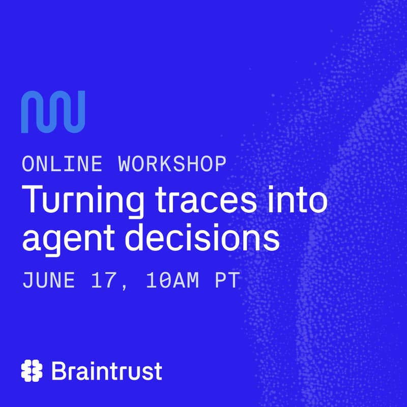 Cover Image for Online workshop: Turning traces into agent decisions