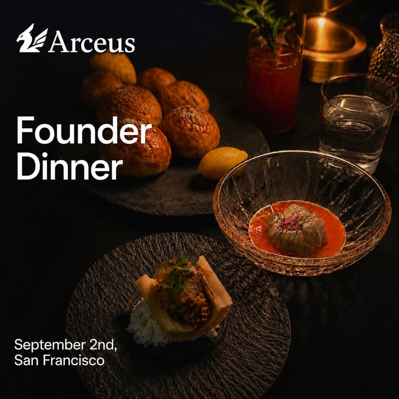 Cover Image for Founder Michelin Dinner with Arceus