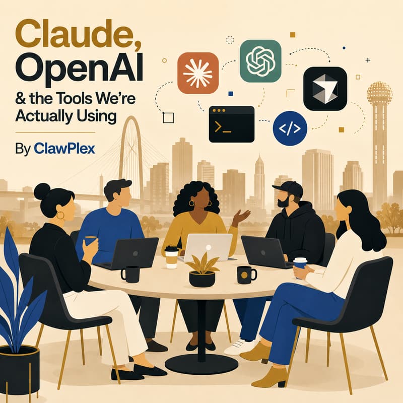 Cover Image for Claude, OpenAI & the Tools We're Actually Using By ClawPlex