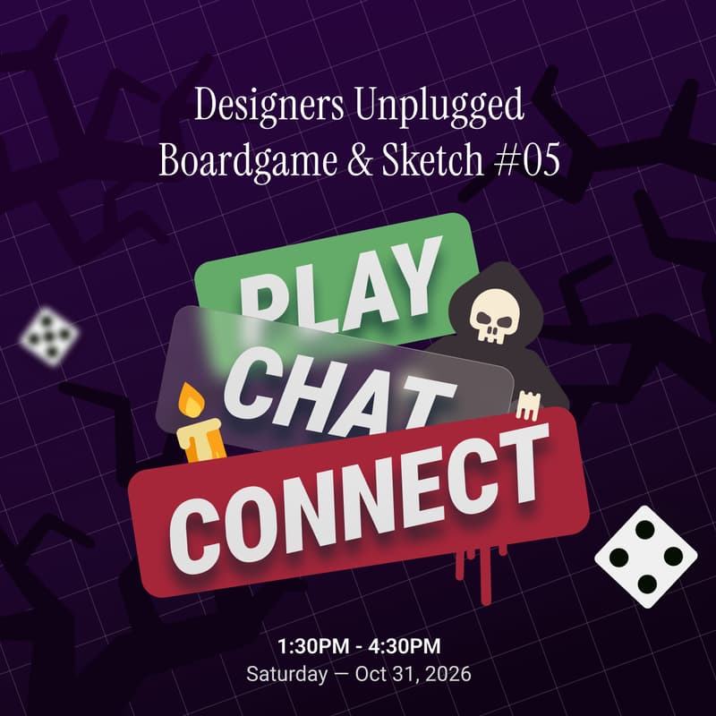 Cover Image for 🎃 Design, Board Games & Sketches: Halloween Edition