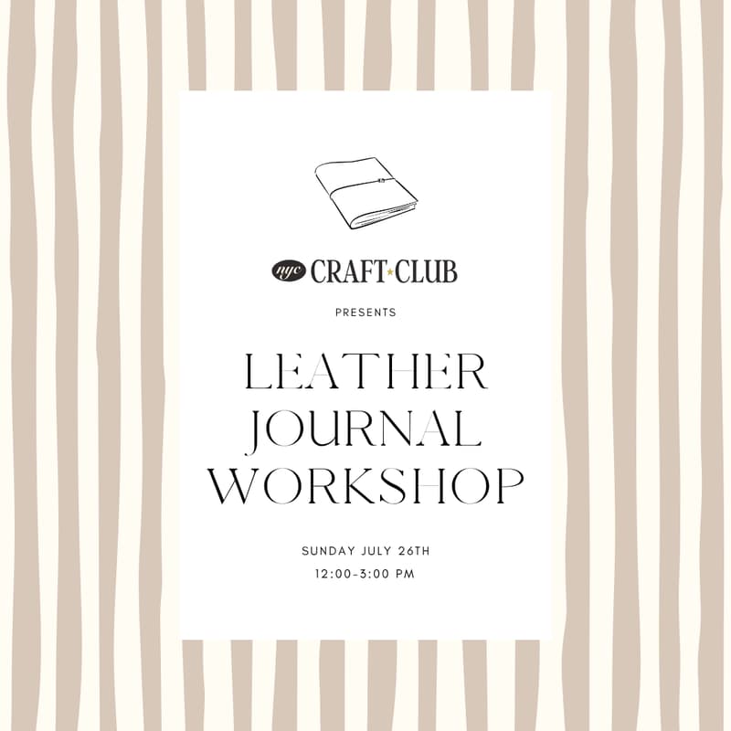 Cover Image for Leather Journal Workshop