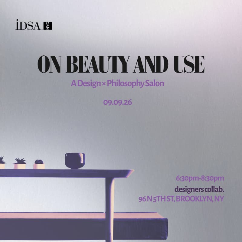 Cover Image for On Beauty and Use: A Design × Philosophy Salon