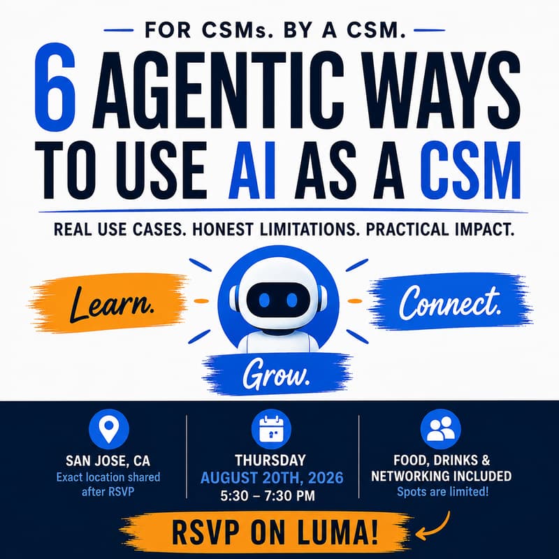 Cover Image for 6 Agentic Ways to Use AI as a CSM