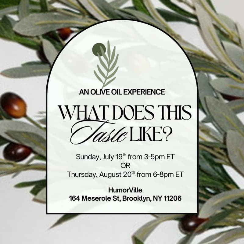 Cover Image for What Does This Taste Like? An Olive Oil Experience