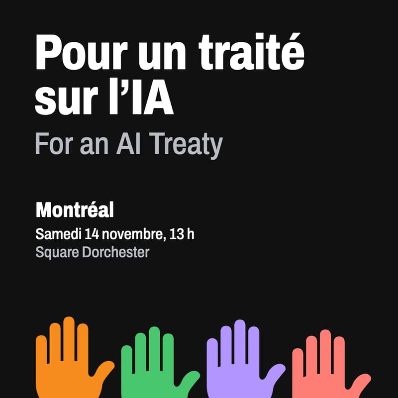 Cover Image for Marche pour un traité sur l’IA · March for an AI Treaty