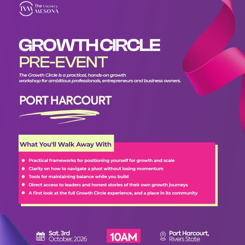 Cover Image for The Growth Circle Pre-Event: Discipline isn't the issue. Clarity is.