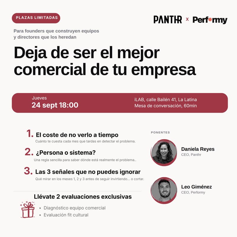 Cover Image for Deja de ser el mejor comercial de tu empresa