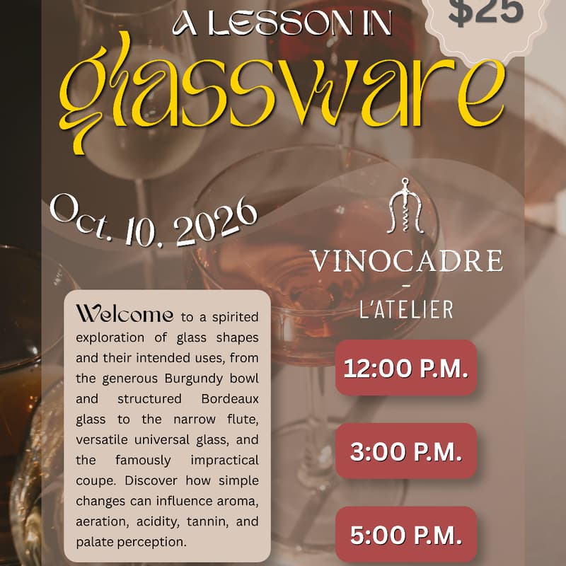 Cover Image for A Lesson in Glassware