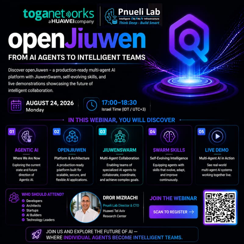 Cover Image for OpenJiuwen - From AI Agent to Intelligent Teams