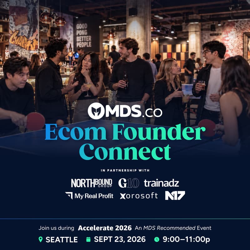 Cover Image for MDS Ecom Founder Connect at Amazon Accelerate 2026
