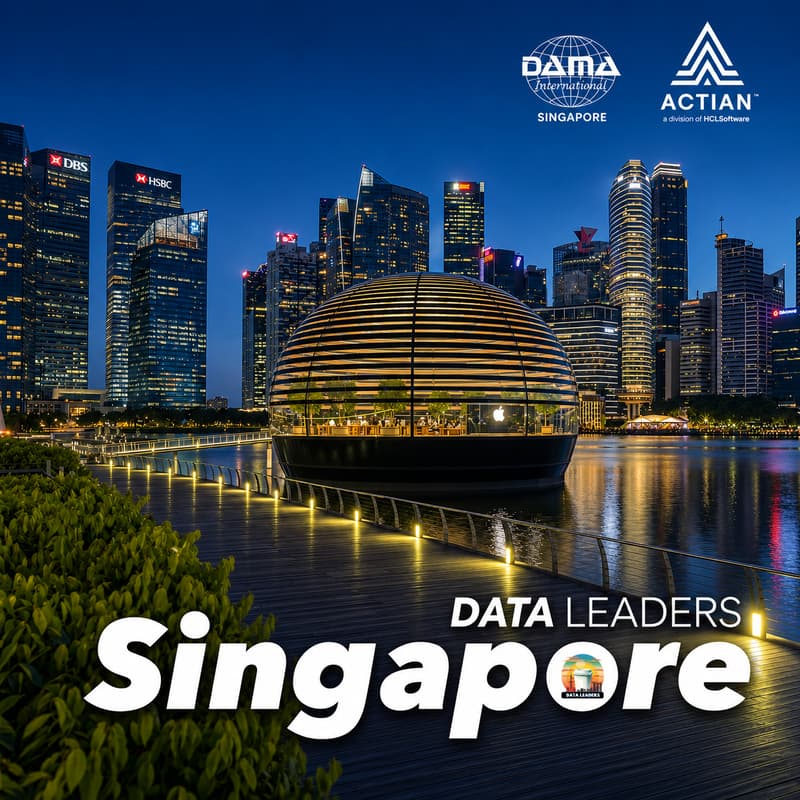 Cover Image for Data Leaders Singapore # 02 – An Exclusive Evening from DAMA Singapore - AI Harness and the Future of Data Governance