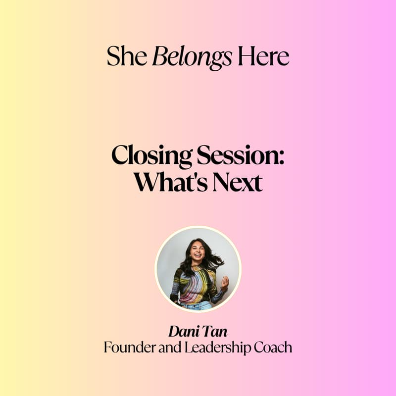 Cover Image for Closing Session: What's Next