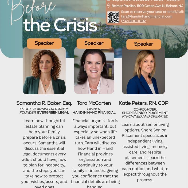 Cover Image for Planning Before the Crisis