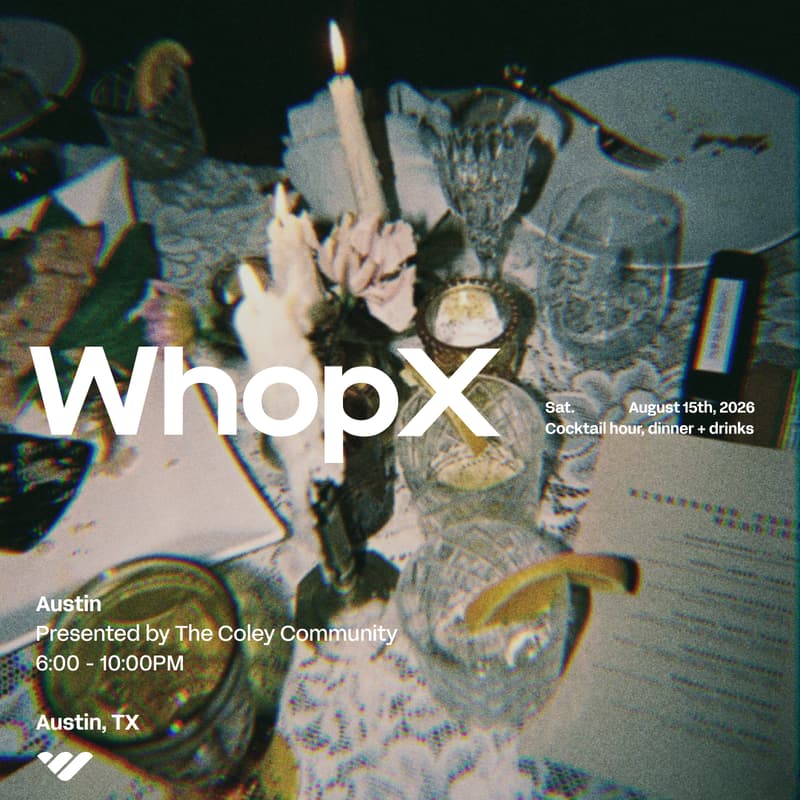 Cover Image for WhopX: The Roundtable, Austin, TX