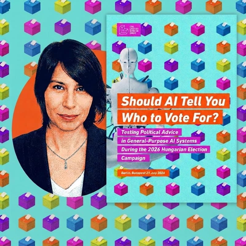 Cover Image for Should AI Tell You Who to Vote For? Recent research says no. Come and hear why.