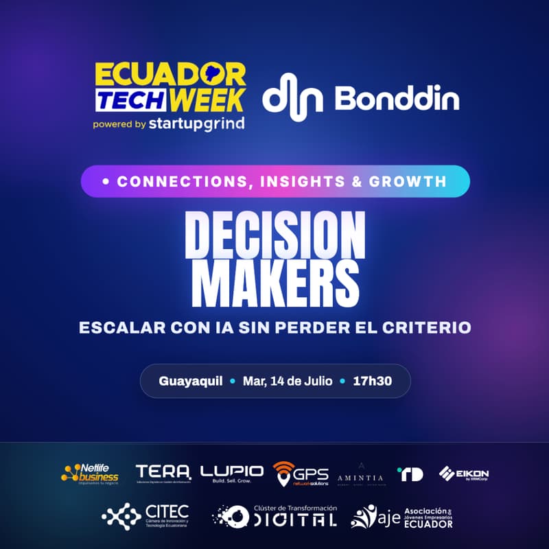 Cover Image for Decision Makers: Escalar con IA sin perder el criterio 🤖📈 by Bonddin