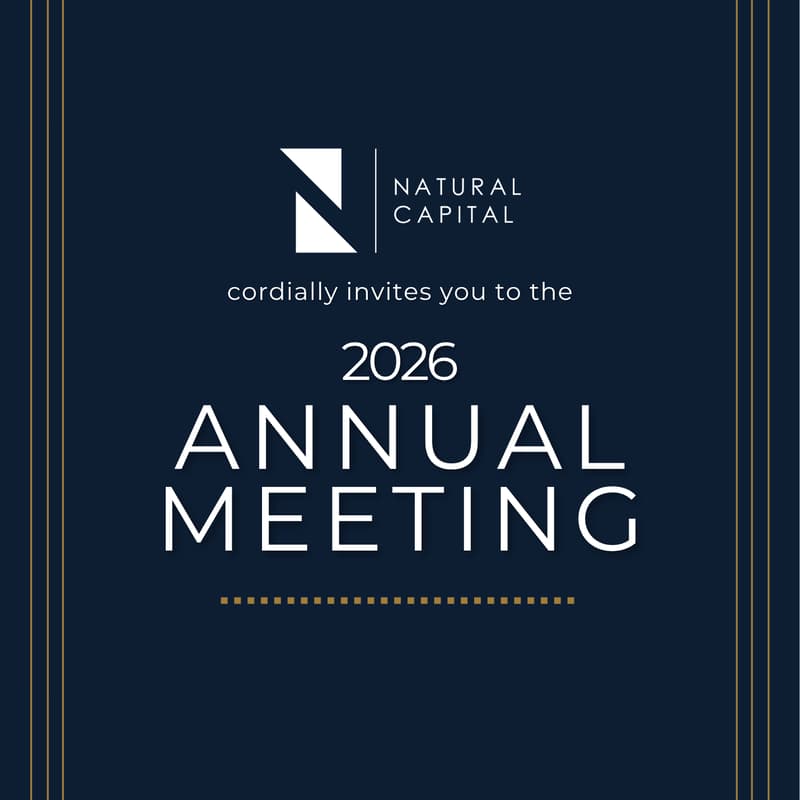 Cover Image for Natural Capital Annual Meeting