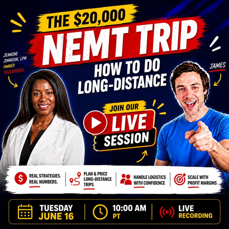 Cover Image for The $20,000 NEMT Trip - How to Do Long Distance