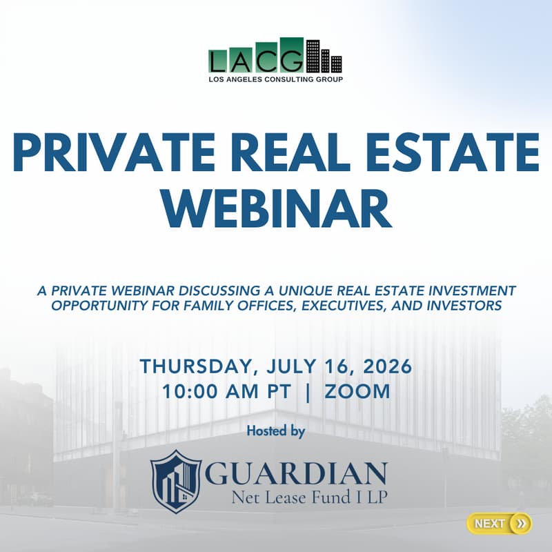 Cover Image for Private Real Estate Webinar