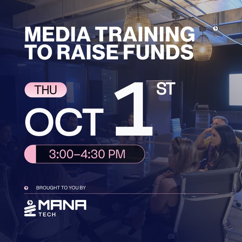 Cover Image for Media Training to Raise Funds